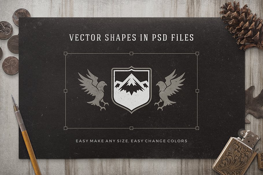 280个户外品牌Logo标志和徽章模板 280 Outdoor logos and badges插图(14)