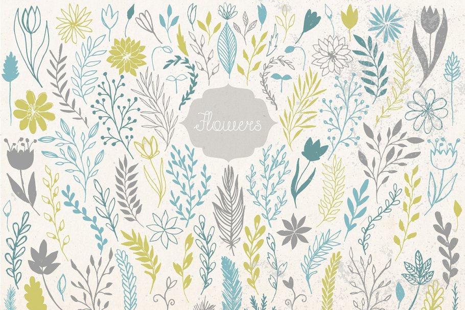 多合一手绘草图设计工具包[对象/笔刷/纹理/水彩…] All in All [800+ items] Pro插图(2)