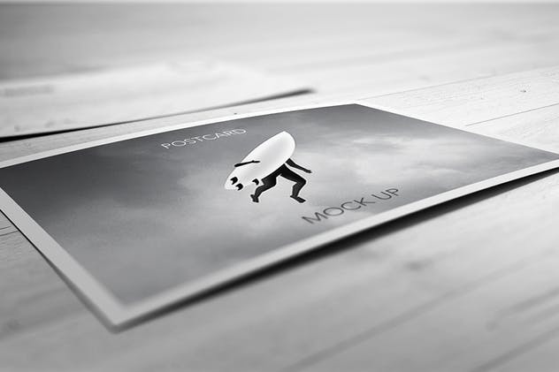 简约的明信片/邀请函/传单样机 Postcard / Invitation / Flyer Mock-up插图(7)