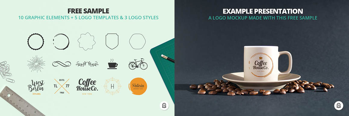 LOGO创作套件 Free Logo Creators Kit [PSD, AI]插图(1)