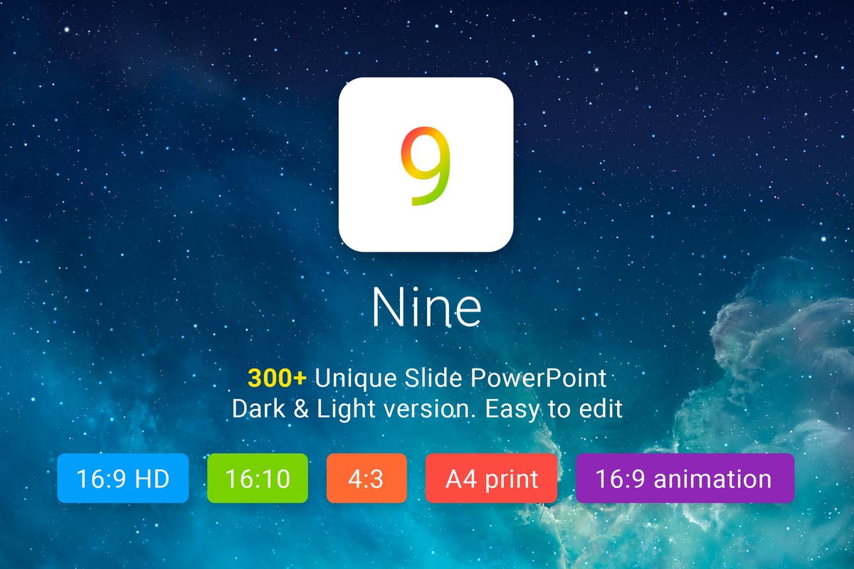 数据类信息图表通用幻灯片演示模板合集 Nine – Multipurpose PowerPoint Template插图