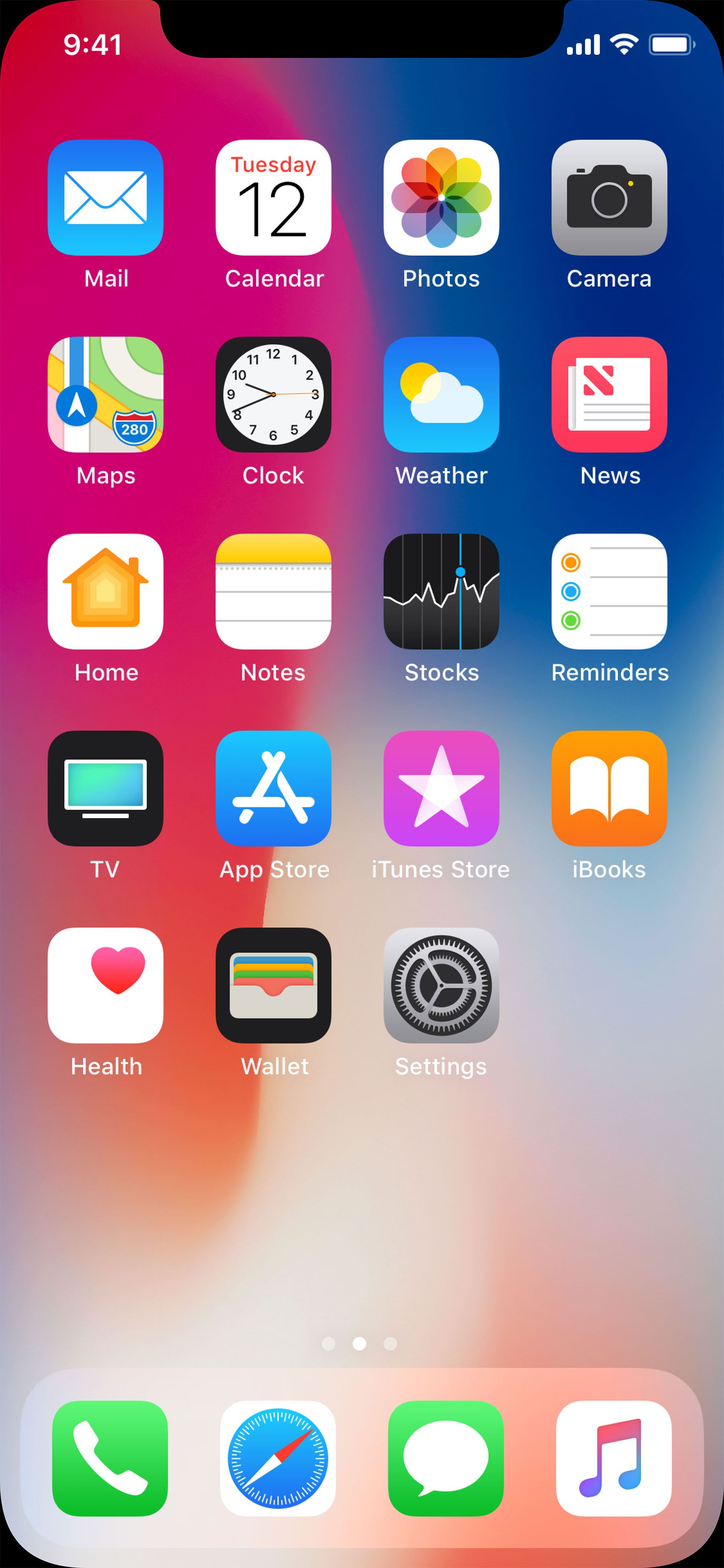 iPhone X 界面遮罩
