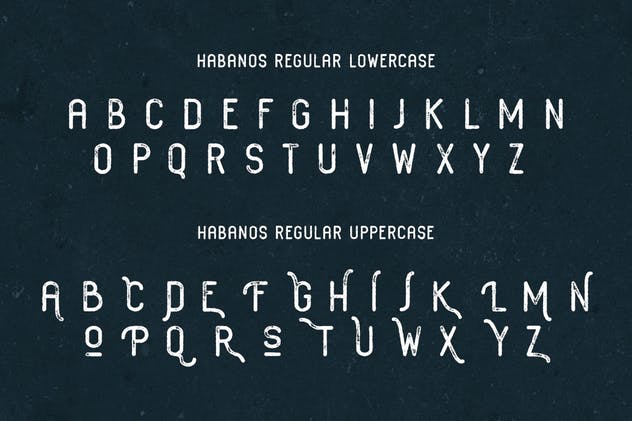 经典复古英文字体 Habanos Retro Font插图(10)