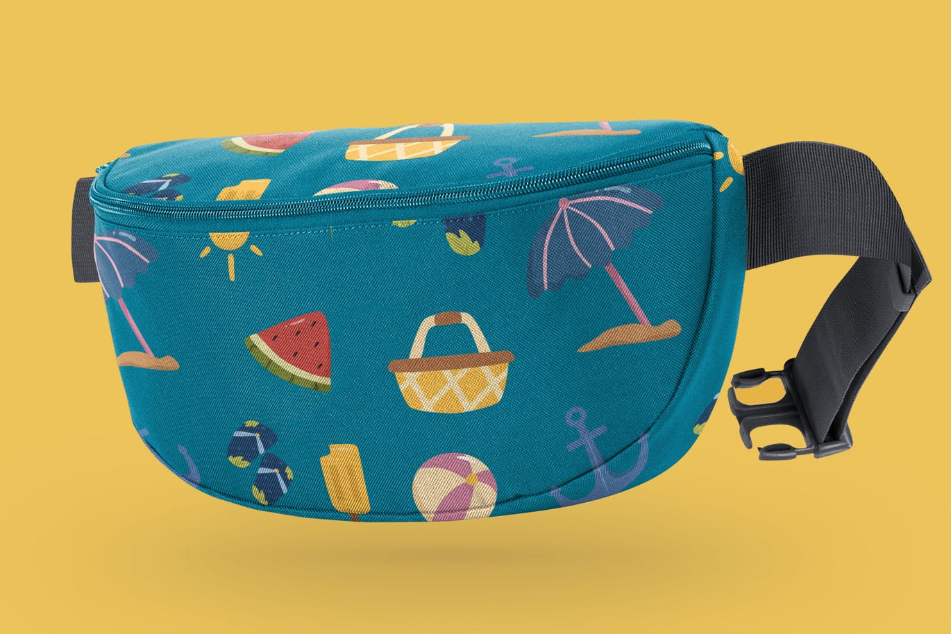 夏日缤纷元素手绘图案无缝背景素材 Playful Summer Seamless Patterns插图(5)