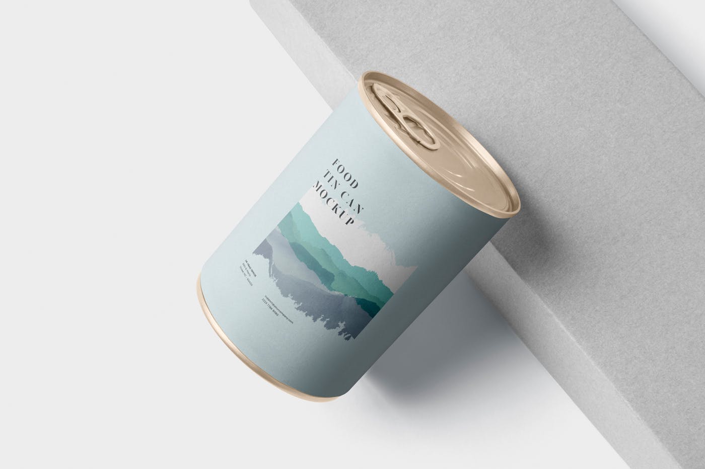 即食罐头包装外观设计样机模板 Food Tin Can Mockup插图(2)