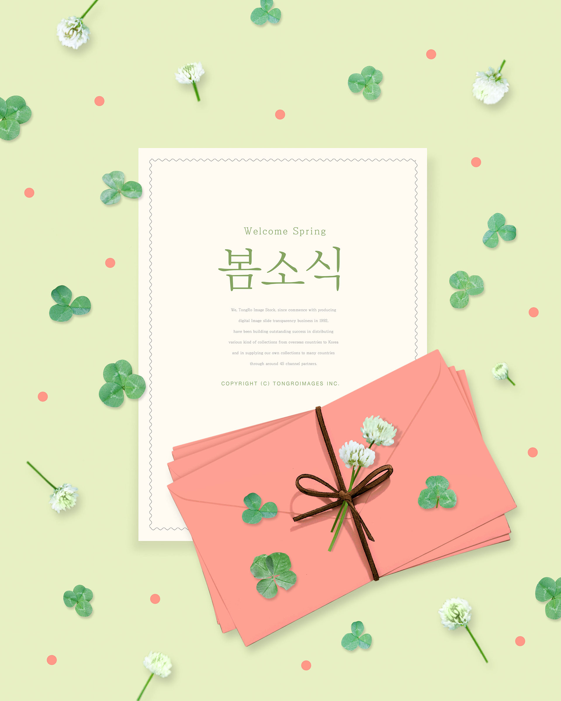 清新的春天氛围创意海报模板PSD插图(6)