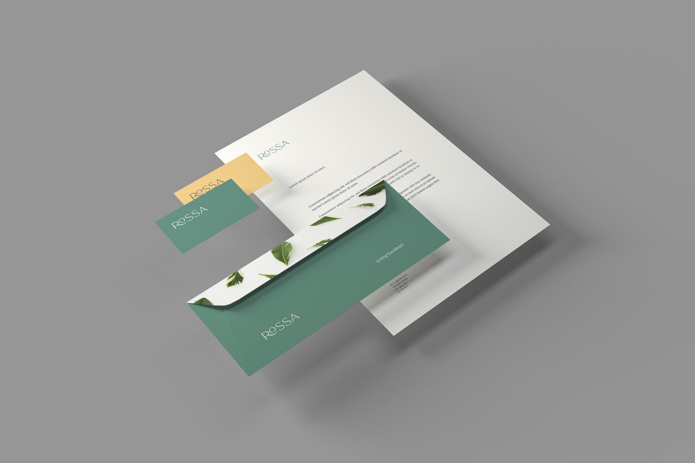 品牌VI体系设计效果图预览样机模板 Branding Stationery Mockups插图(3)