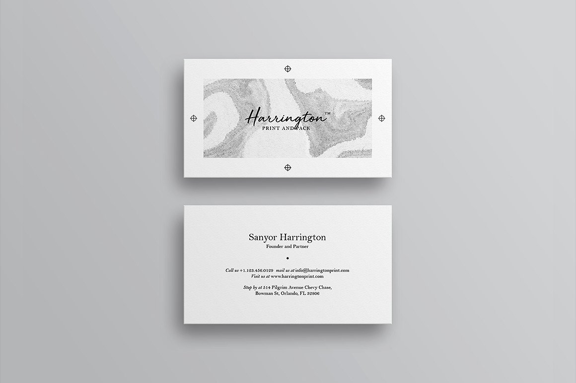 30个时尚高端的名片卡片邀请函请柬设计模板插图(17)