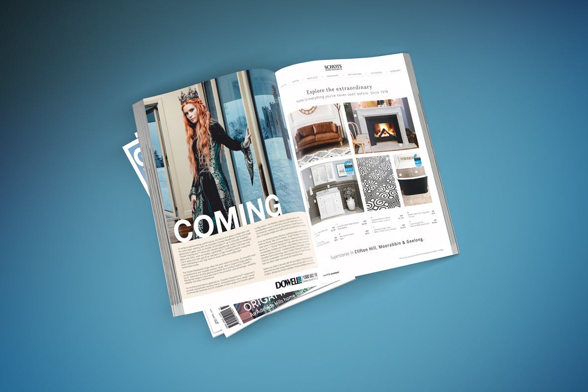 高端杂志版式设计效果图样机素材库精选模板 Magazine Mouckup插图(7)