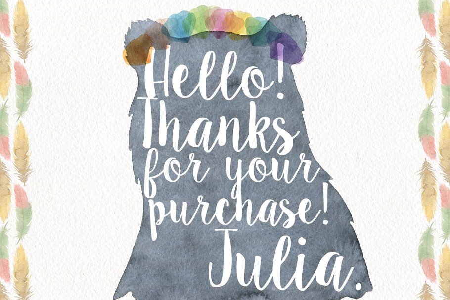 森林水彩DIY手绘元素 Forest Watercolor DIY Pro插图(4)