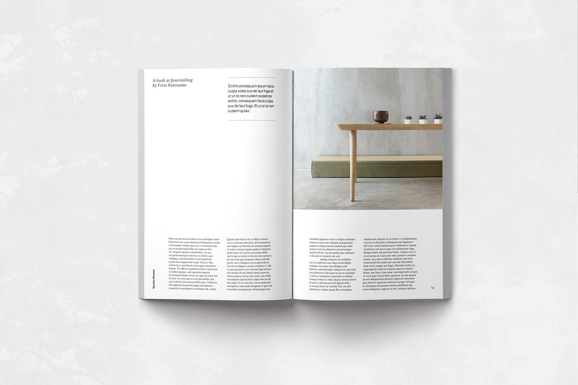 企业宣传杂志设计模板 Neue Magazine插图(4)