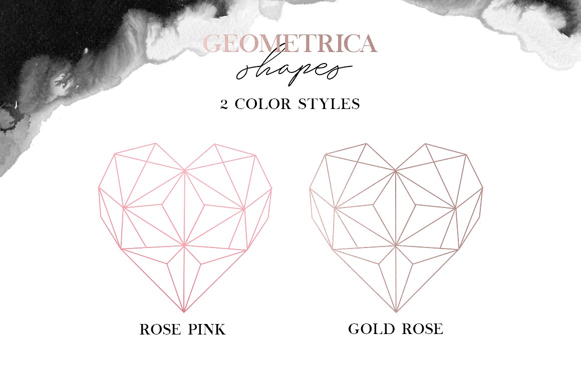 轻柔流畅的几何图案&水彩纹理合辑下载[ai,eps,png,jpg]插图(6)