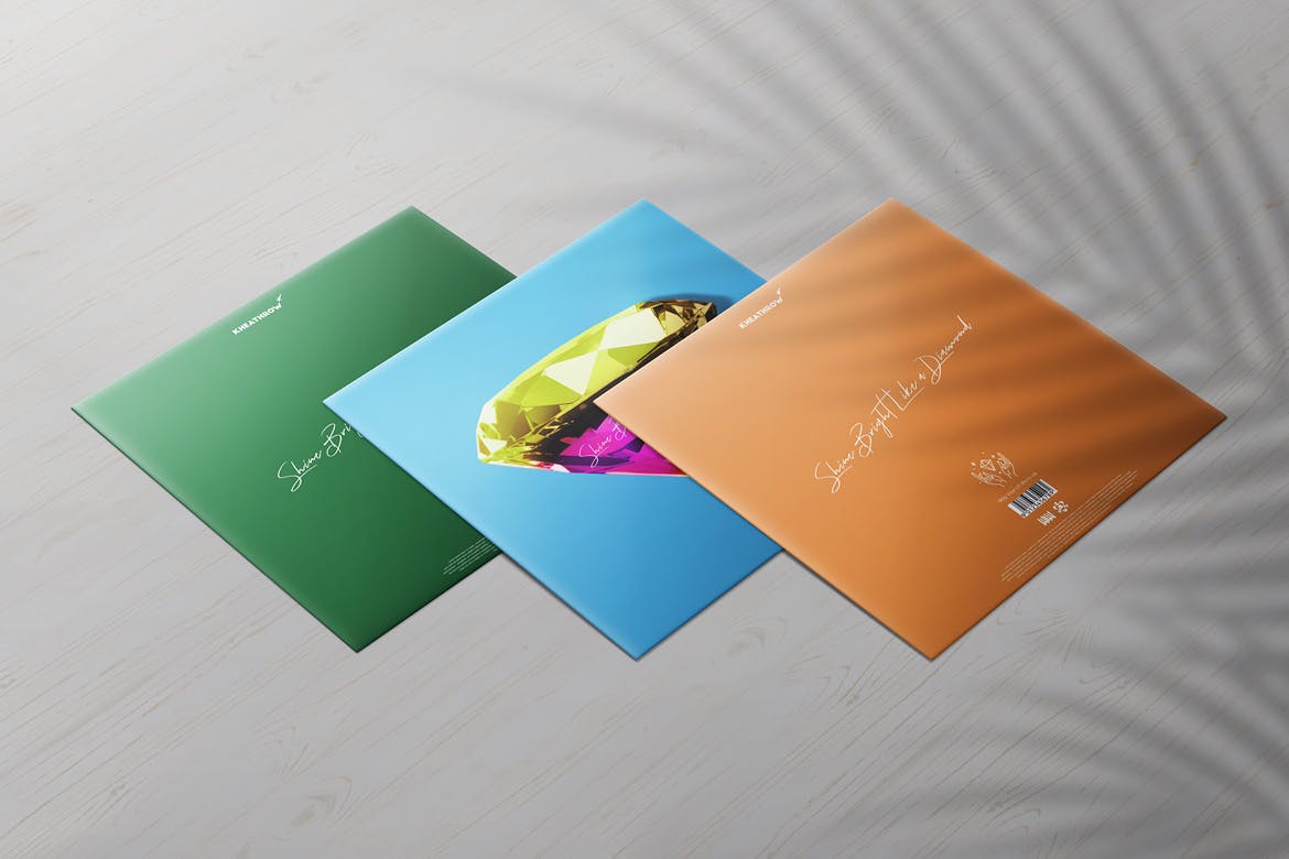 乙烯基唱片专辑设计效果图素材库精选v2 Vinyl Record Album Mock-Ups Vol.2插图(8)