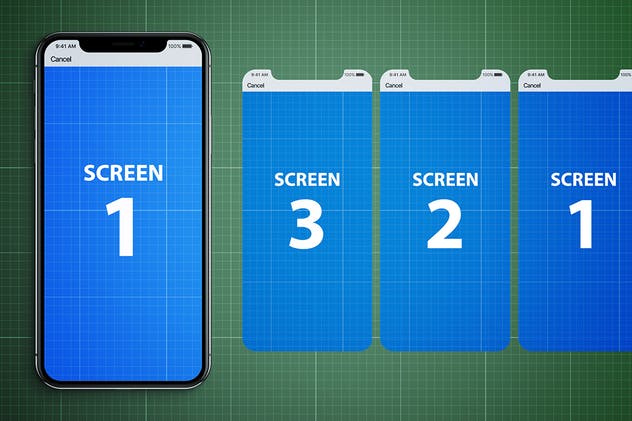 iPhone X应用程序演示设备样机V.1 Animated iPhone X MockUp V.1插图(8)