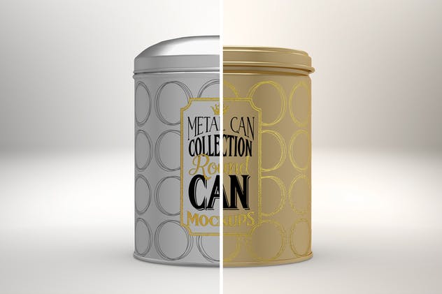 各种各样的金属罐头样机大合集 Vol. 1 Metal Can Mockup Collection插图(6)