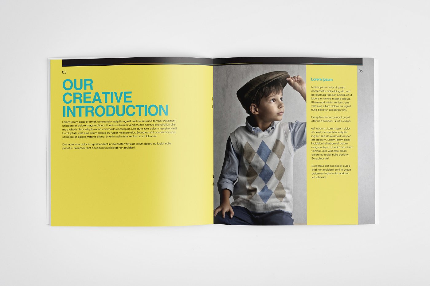 一套颜色丰富的品牌画册模板下载[indd]插图(10)