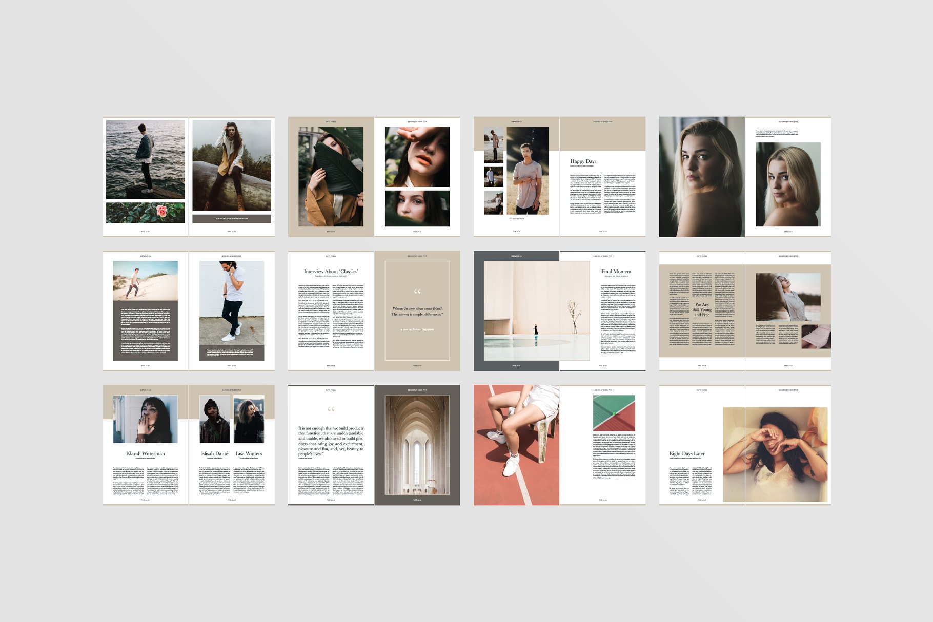 精美杂志模板 Santa Monica Magazine Template插图(9)