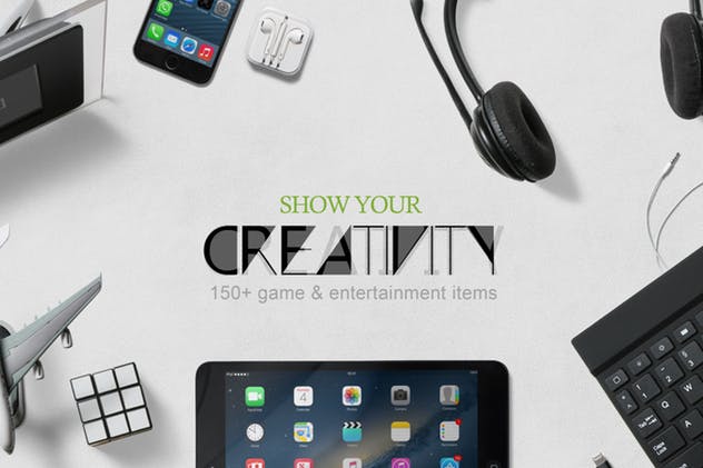 游戏娱乐场景样机模板合集 Games & Entertainment Scene Creator插图(4)