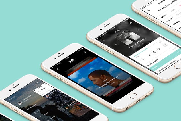 多用途快速可用 APP UI 套件 Fair Mobile UI Kit插图(3)