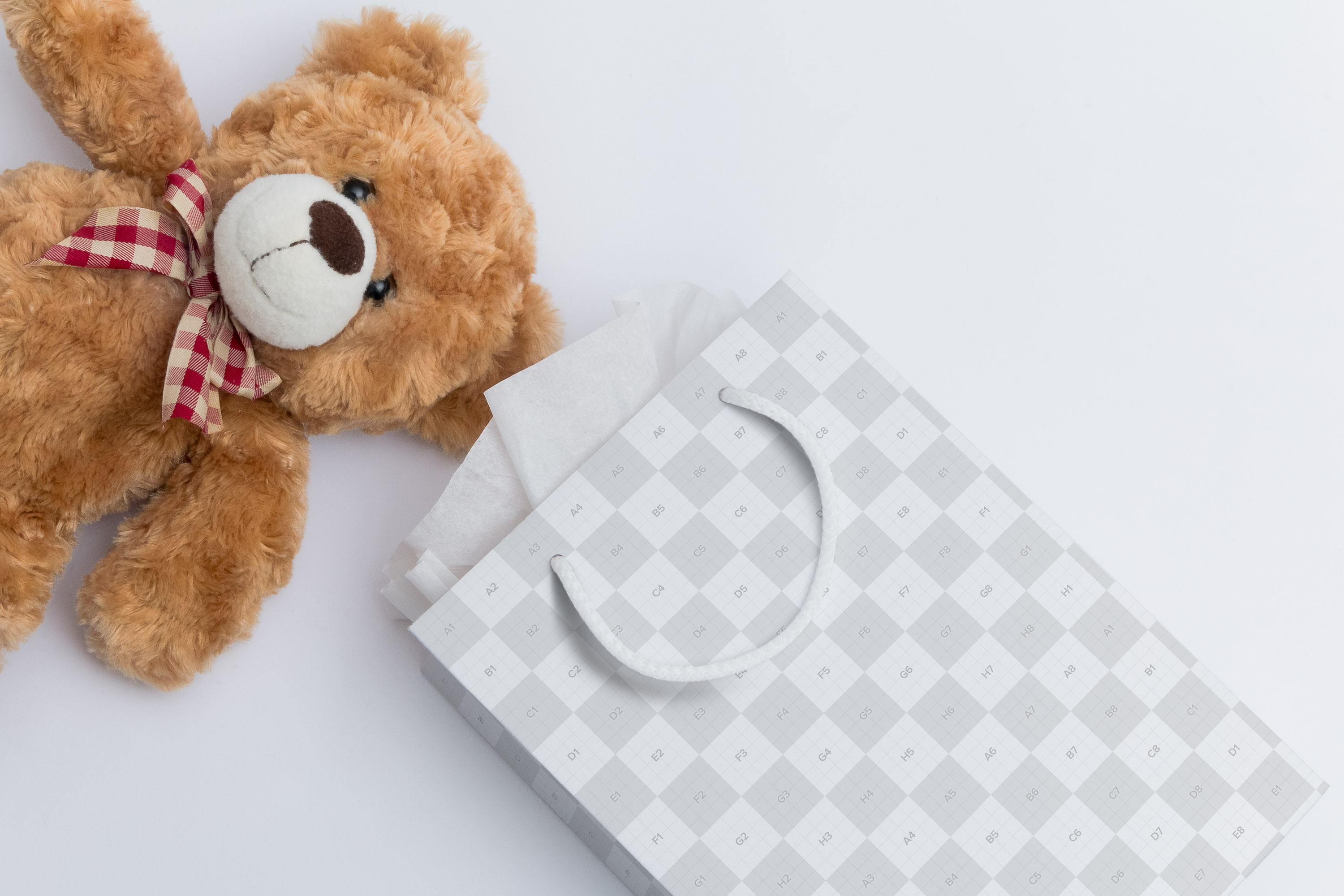 品牌购物纸袋外观设计样机模板02 Shopping Bag Mockup 02插图(2)