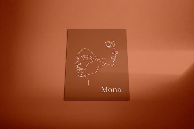 办公用品设计预览阴影背景样机模板 Ombra Stationery Shadow Mockups插图(3)