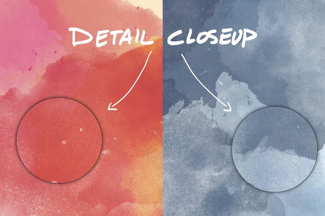 独特的抽象水彩纹理套装Vol.4 Watercolor Textures Vol. 4插图(3)