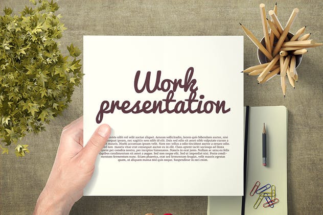 高品质办公场景艺术品样机 Artwork Mockup插图(4)