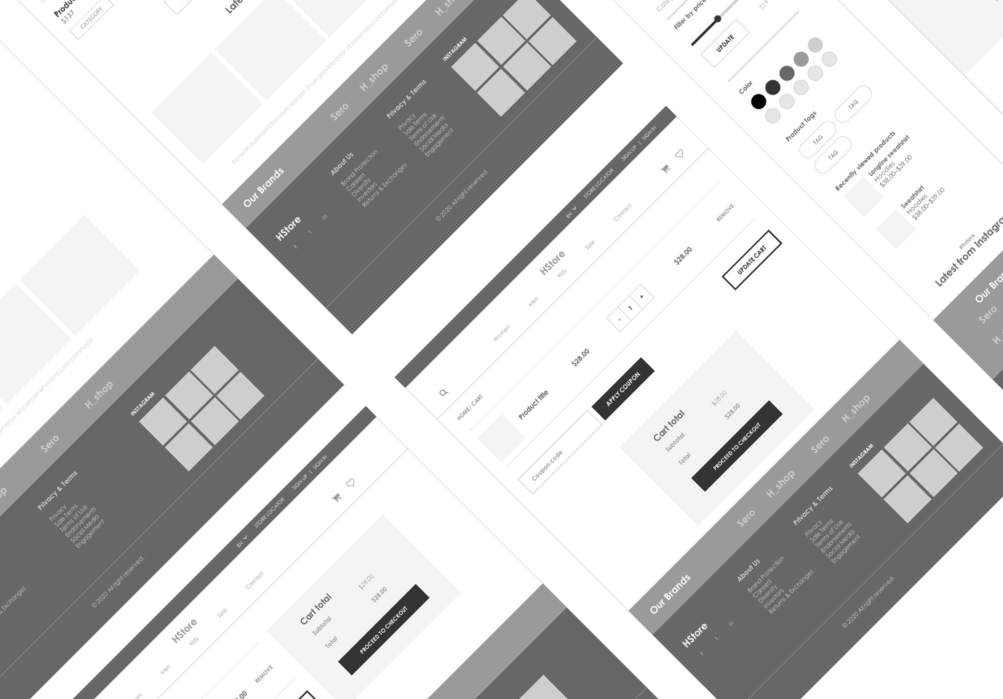 Axure 响应式电商网站产品原型模板 Axure responsive Ecommerce template4插图(1)