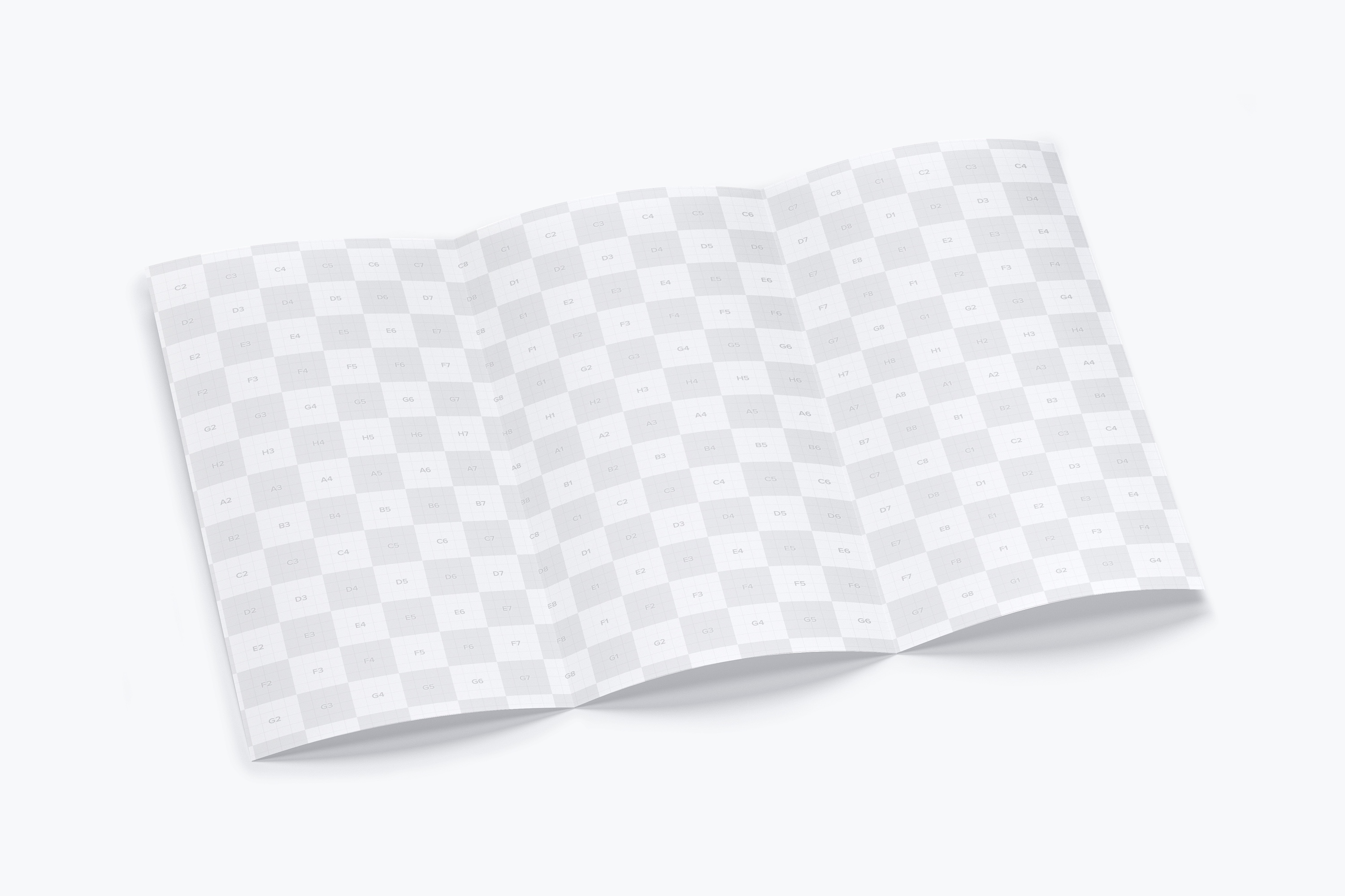 A3尺寸大小三折小册子传单设计图样机模板01 A3 Trifold Brochure Mockup 01插图(2)