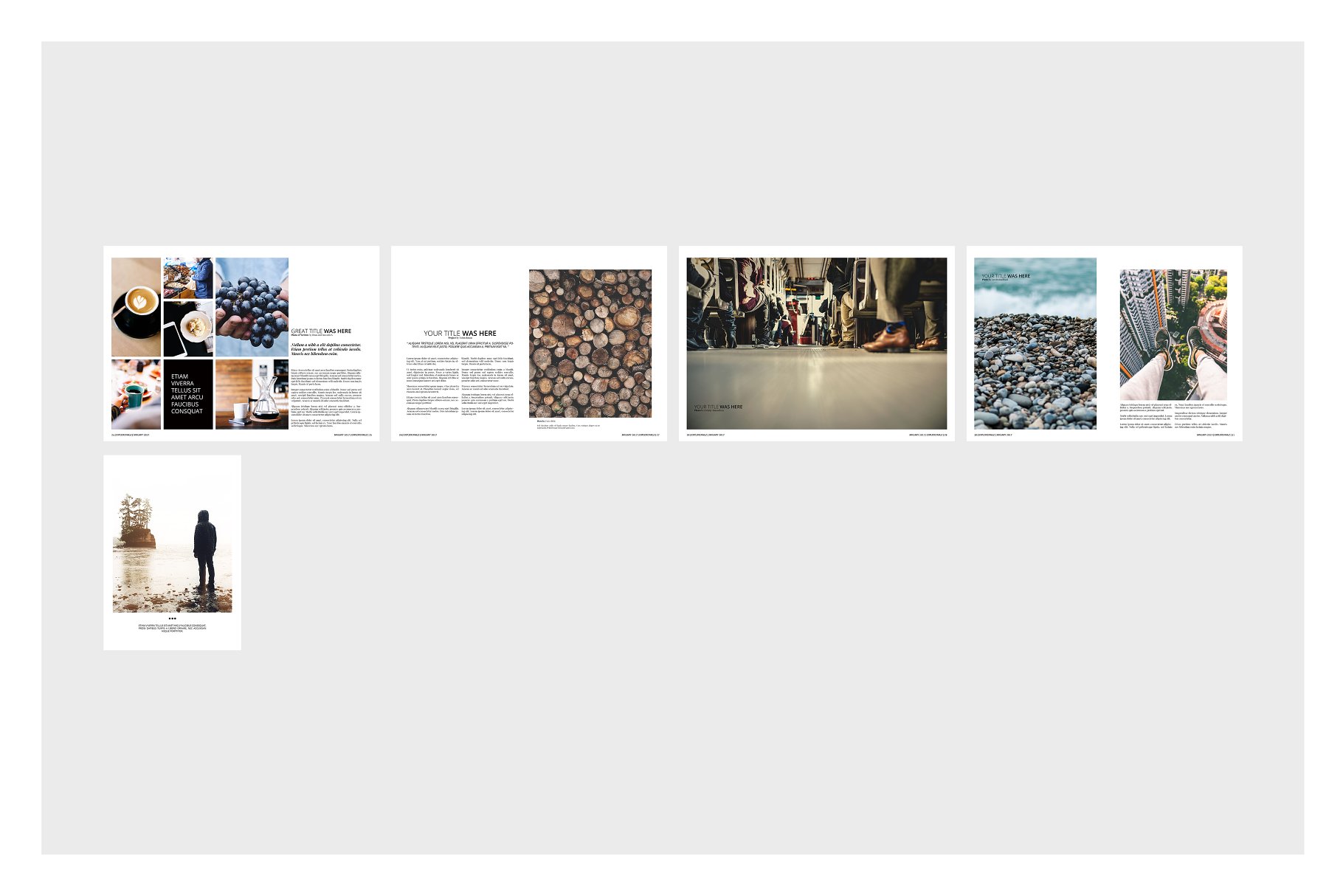 旅行主题杂志模板 Exploremagz Magazine插图(8)