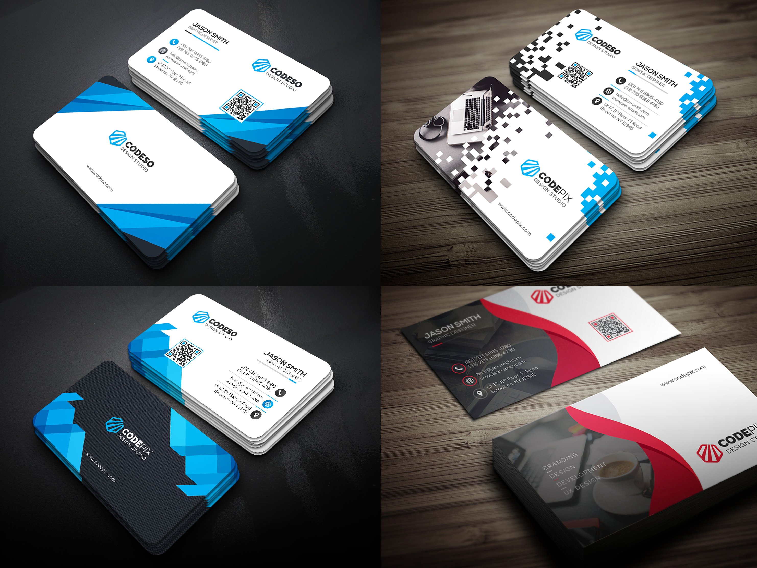 25个多用途的名片卡片邀请函设计模板插图(5)