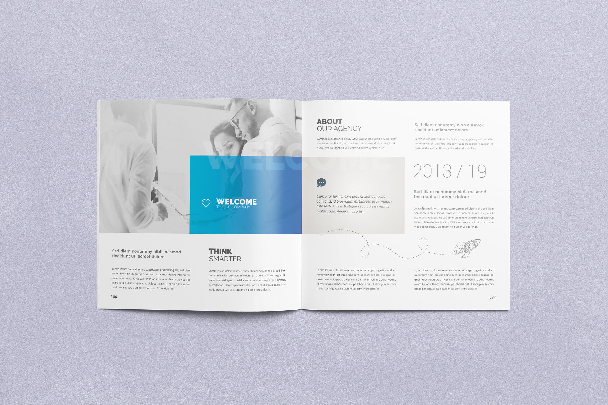 现代简约的多用途广场小册子插图(6)