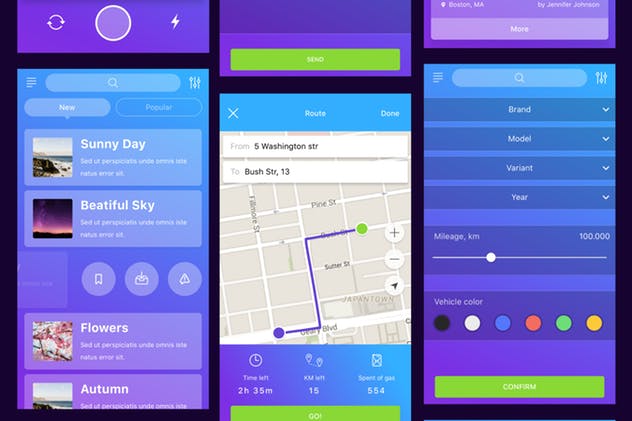 160页面700+组件多用途 APP UI 套件 Hello UI Kit插图(3)