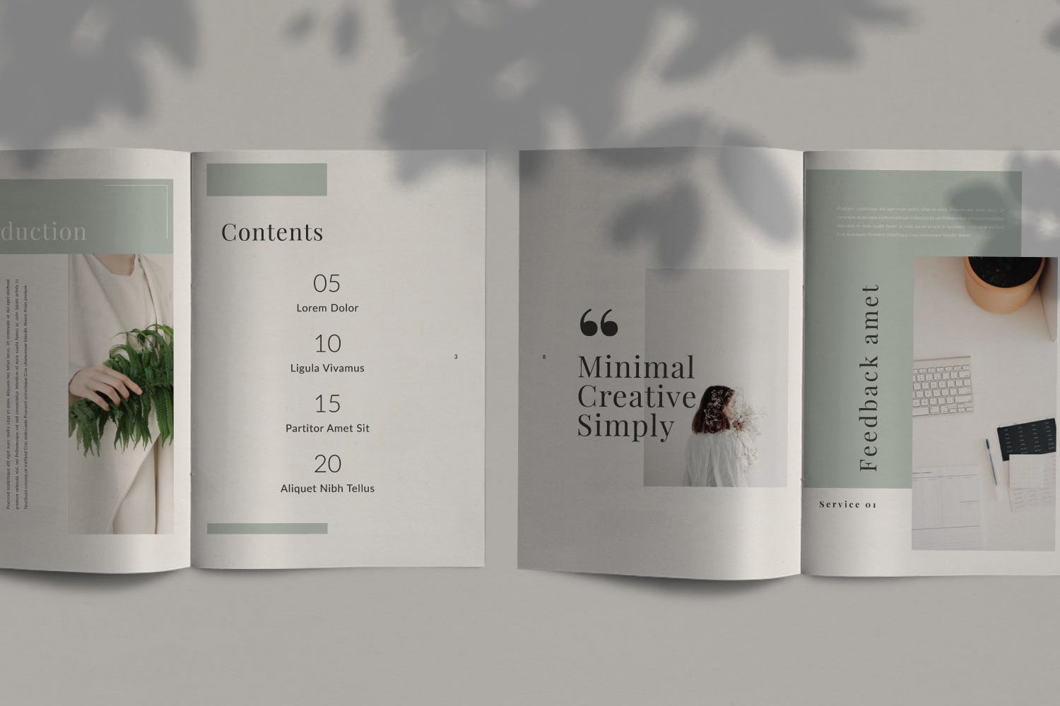 简约时尚设计目录手册Lookbook版式模板 Fairy – Lookbook Brochure插图(2)