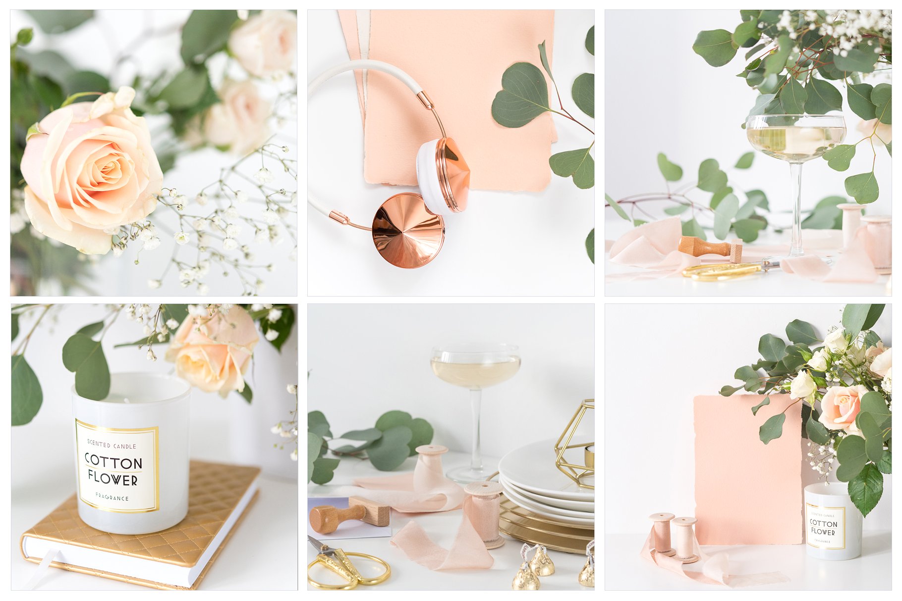 春天主题婚礼花卉背景贴图样机[1.1GB] Floral Bundle: Spring Love & Wedding插图(3)