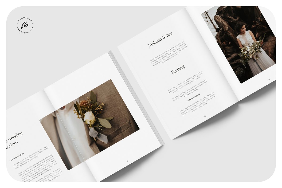 浪漫婚纱摄影指南画册模板下载插图(3)