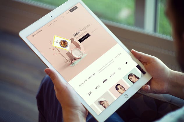 平板电脑iPad Pro样机v4 iPad Pro Mockups v4插图(4)