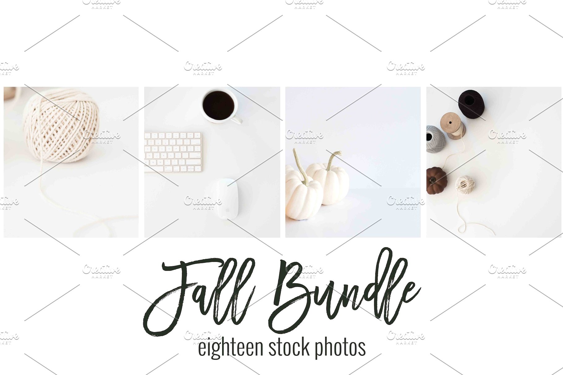 现代简约风办公场景样机 Fall Stock Photo Bundle插图(2)