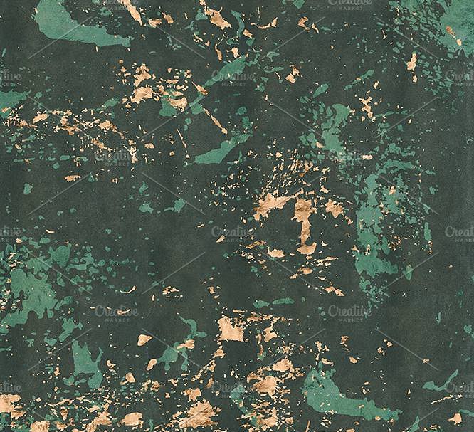 低调奢华的金箔、水彩&木纹图案纹理 Bayou Afternoon Gold & Watercolors插图(5)