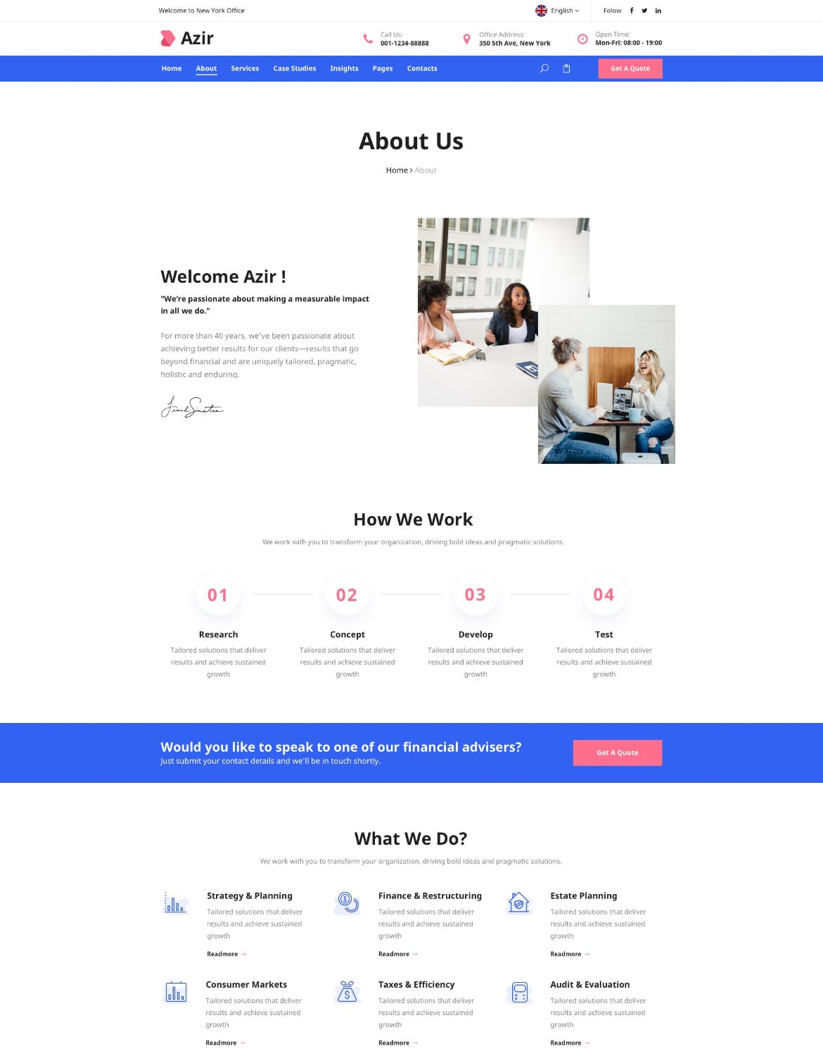 金融财务咨询企业网站设计SKETCH模板素材 Azir | Consulting Finance Sketch App Tempate插图(11)