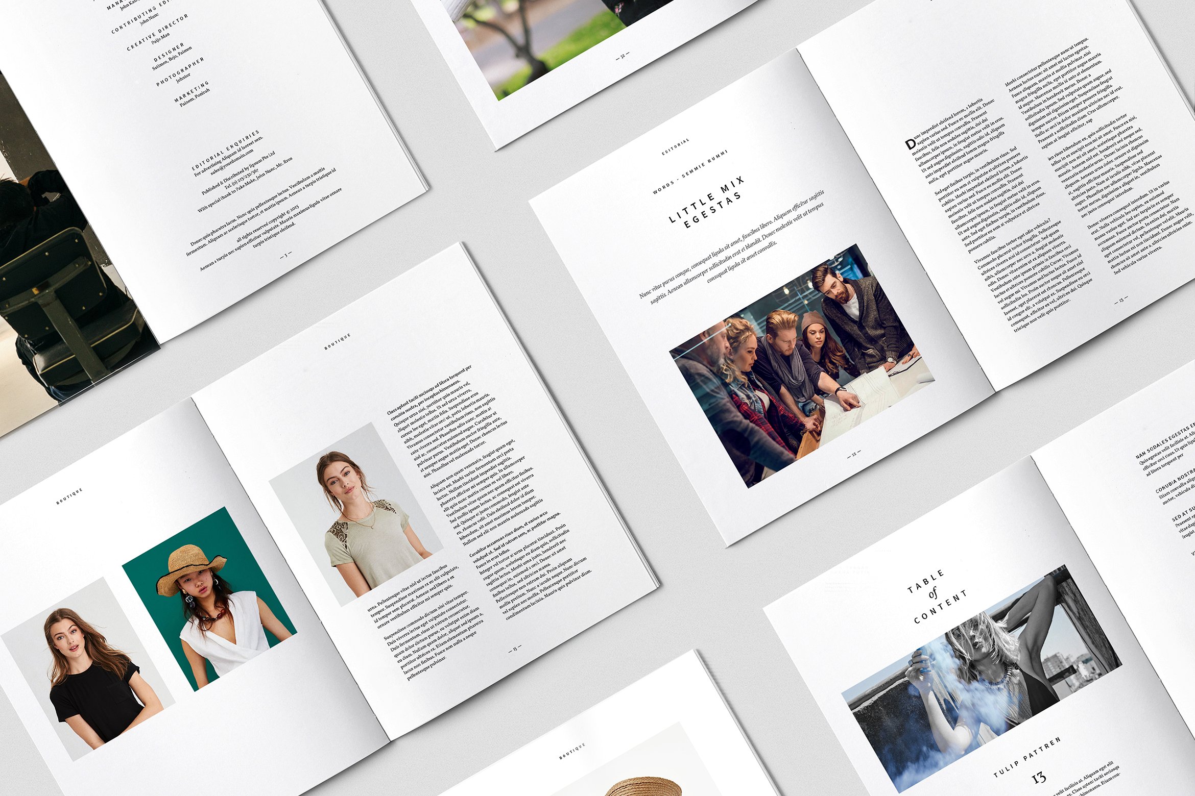 Volkhov Magazine专业、清新、干净的杂志模板下载[indd]插图(2)