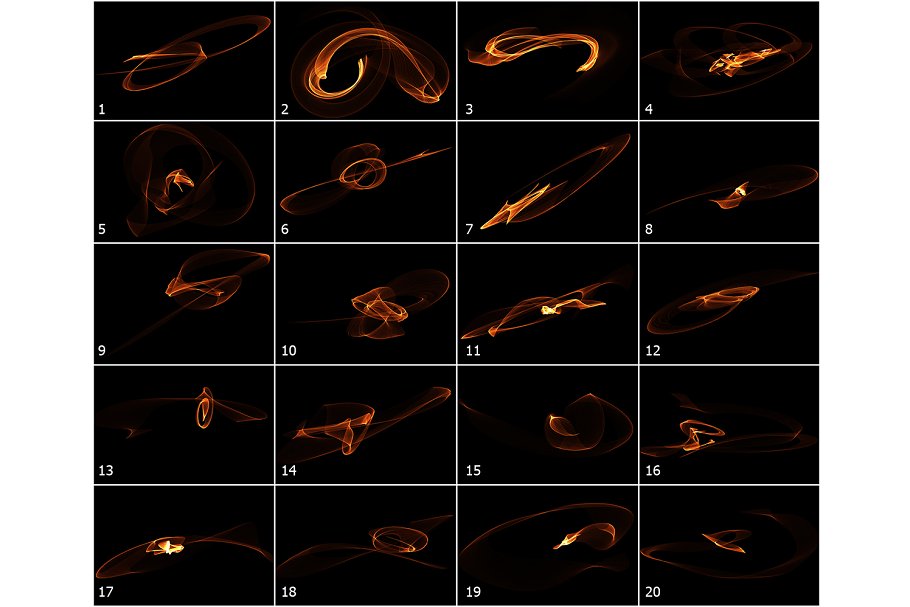 4K火焰耀斑叠层背景第3卷 4K Fire Flares Overlays Vol. 3插图(4)
