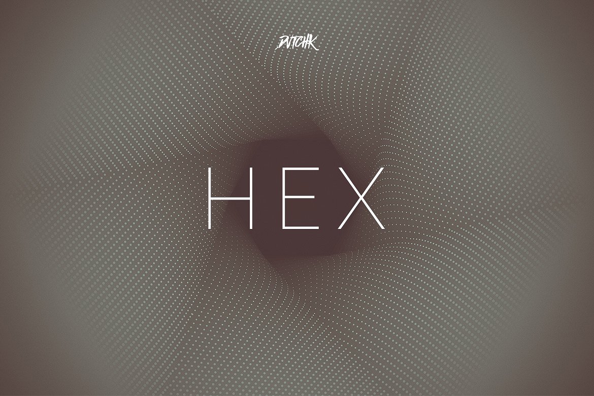 六角几何螺旋图形抽象背景01卷 Hex | Geometric Spiral | Vol. 01插图(4)