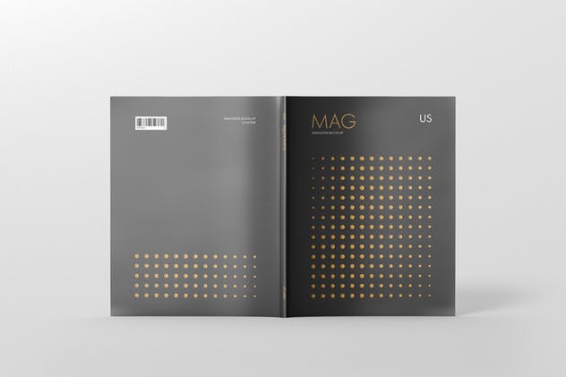 高级时尚杂志样机模板 Magazine Mockup – US Letter 8.5×11 inch插图(4)