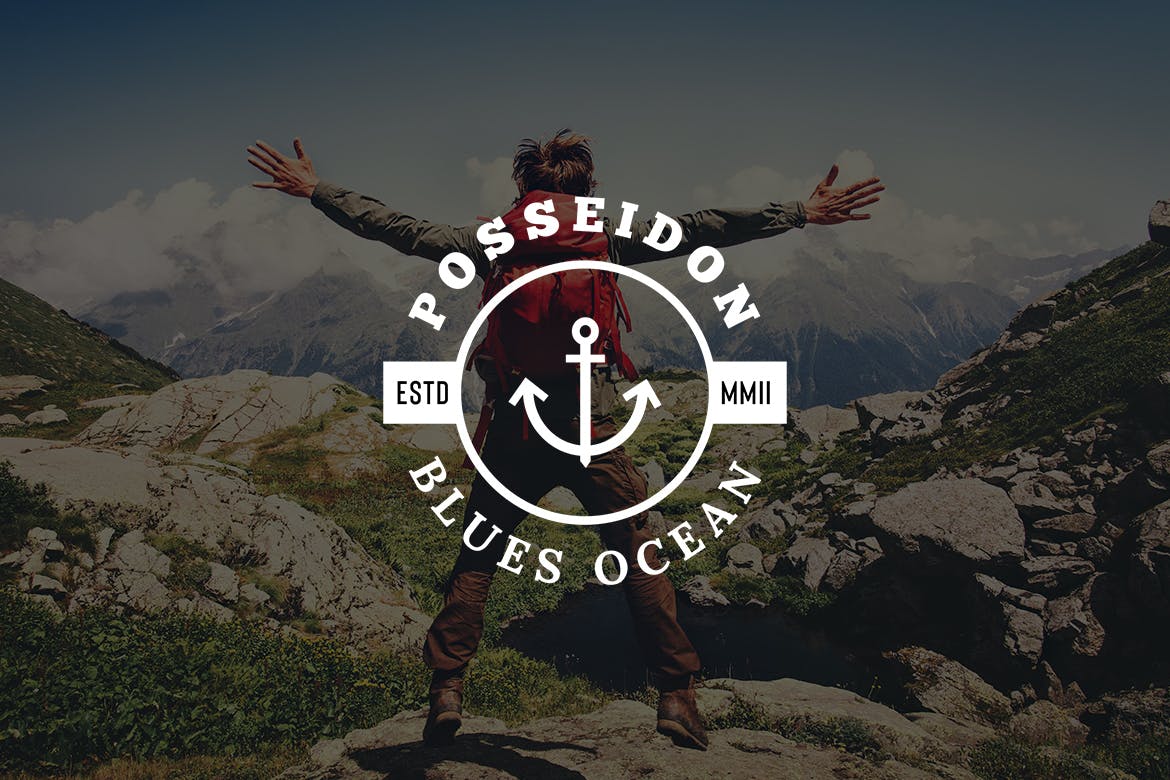 欧美复古设计风格品牌素材库精选LOGO商标模板v28 Vintage Logo & Badge Vol. 28插图(2)