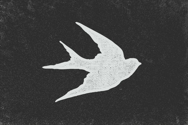 10个复古抽象半色调纹理Vol.2 10 Abstract Halftone Texture Vol.2插图(4)