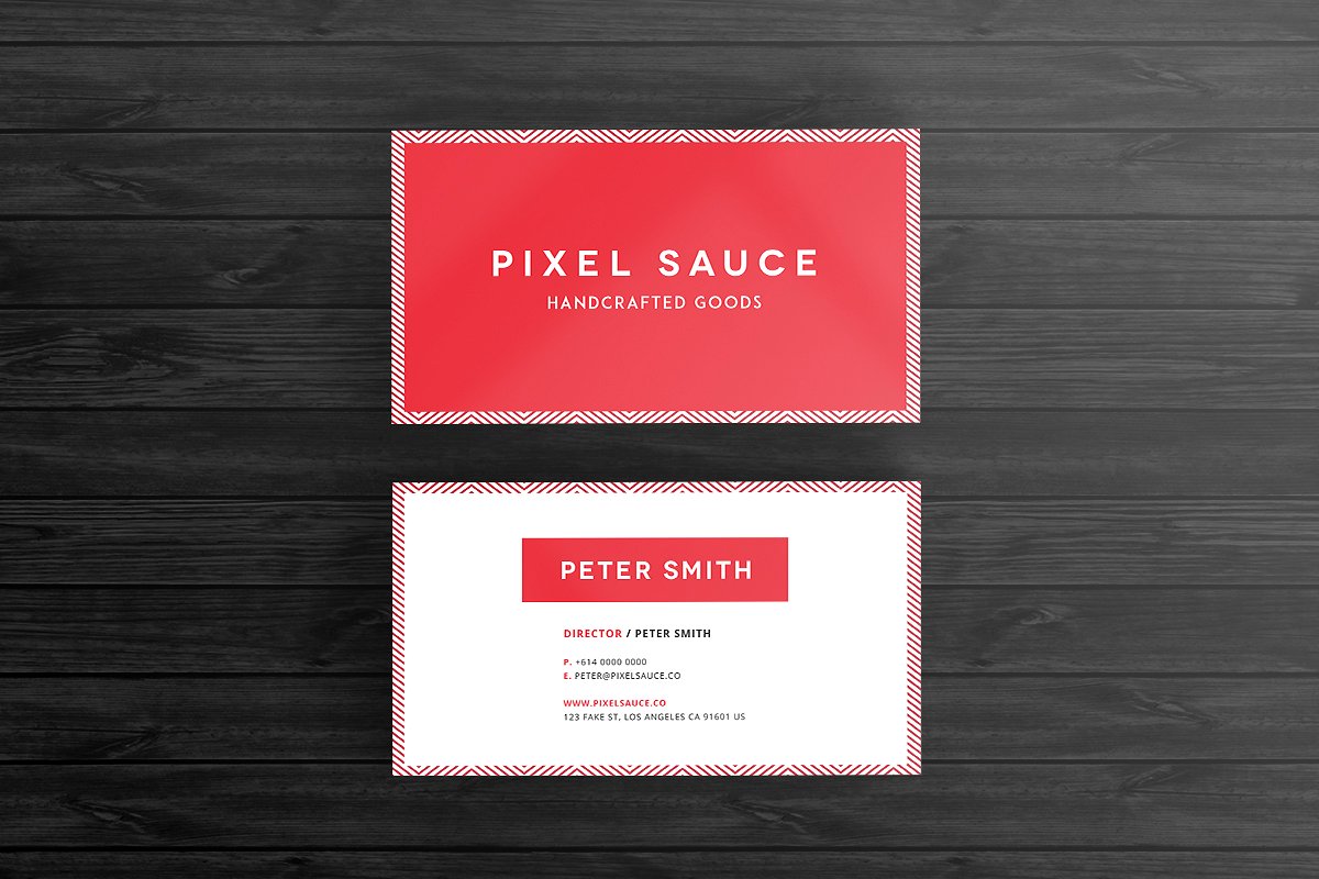 68个高端时尚简约的商务名片设计模板插图(21)