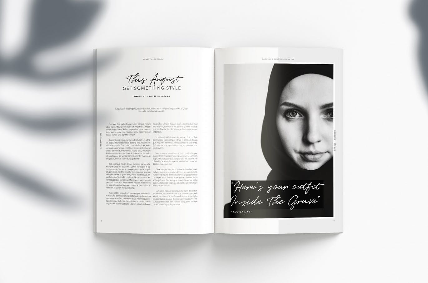 时尚/摄影/食品/生活方式/建筑主题使用手册画册设计模板 Lookbook插图(5)