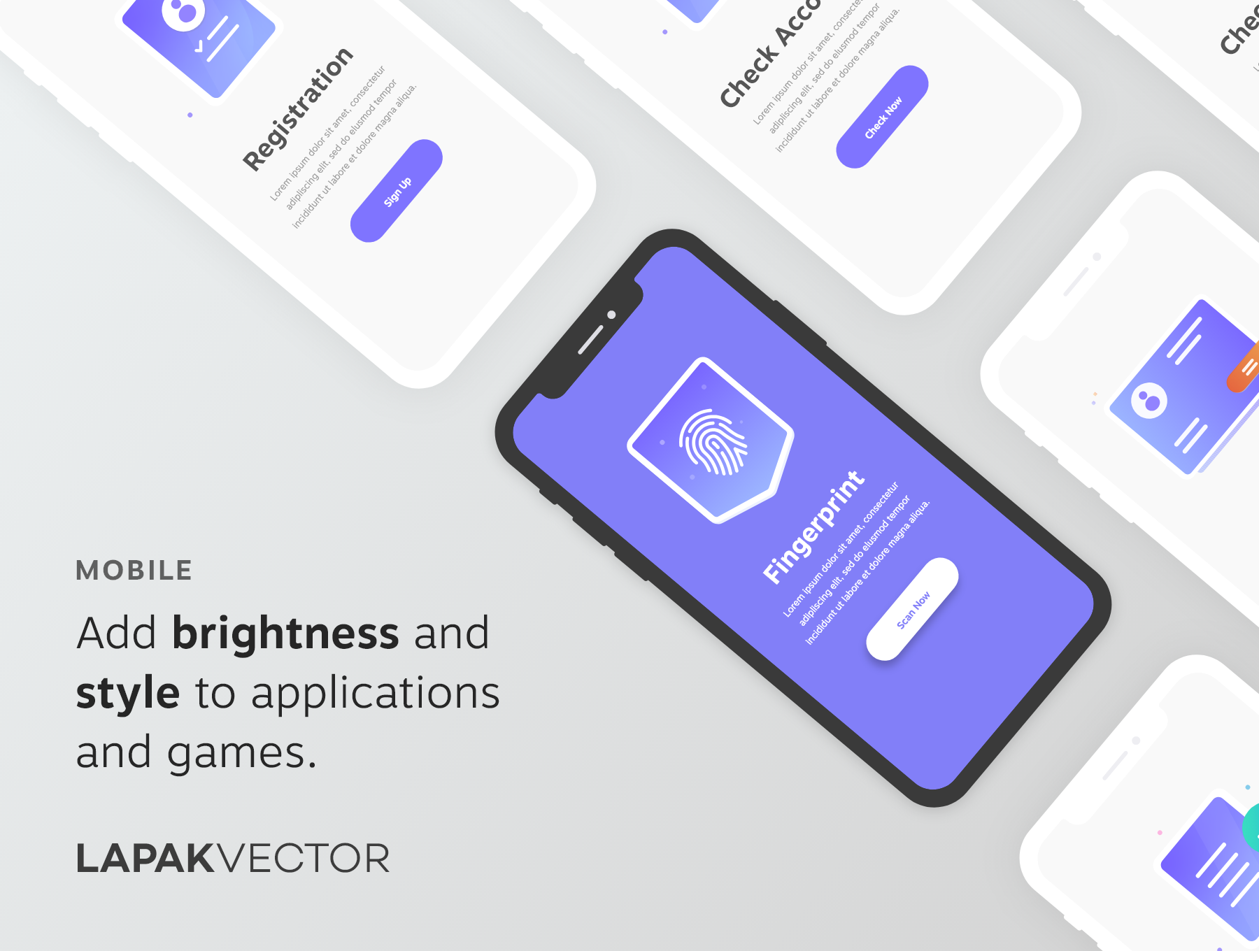 素材库下午茶：安全概念的插画素材套装下载 [Ai]插图(4)