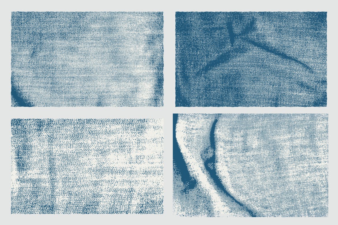 16款牛仔布纹理矢量背景素材 Denim Texture Pack Background插图(2)